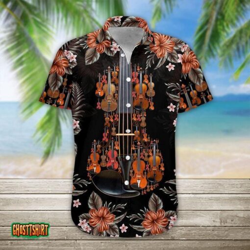Violin Aloha Hawaiian Shirt