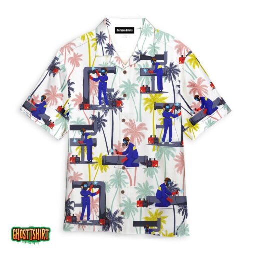 Welder Tropical Aloha Hawaiian Shirt