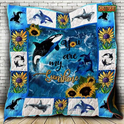 Whale You Are My Sunshine Quilt blanket
