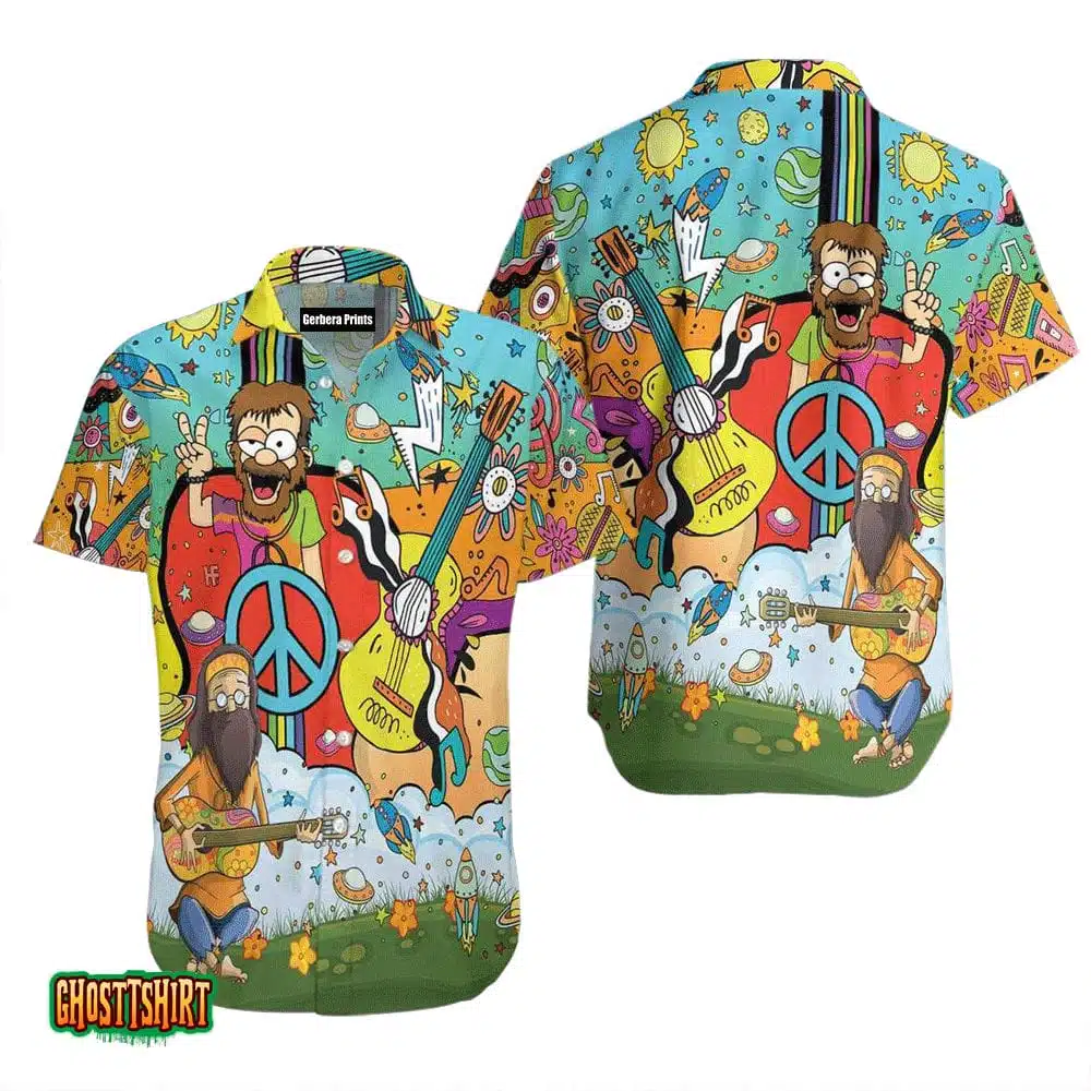 What Is Hippie Colourful Aloha Hawaiian Shirt