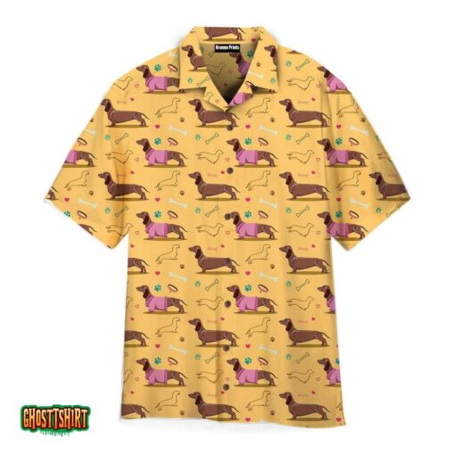 When I Need A Hand I Found Your Dachshund Aloha Hawaiian Shirt