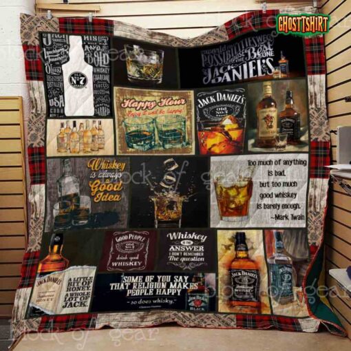 Whiskey Is Always A Good Idea Quilt blanket