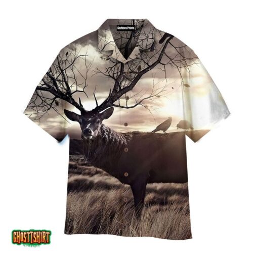 Wild Of The Deer Meadow Aloha Hawaiian Shirt
