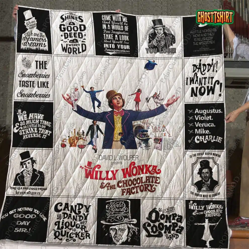 Willy Wonka And The Chocolate Factory Blanket