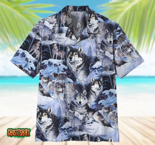 Wolf V3 Aloha Hawaii Shirt