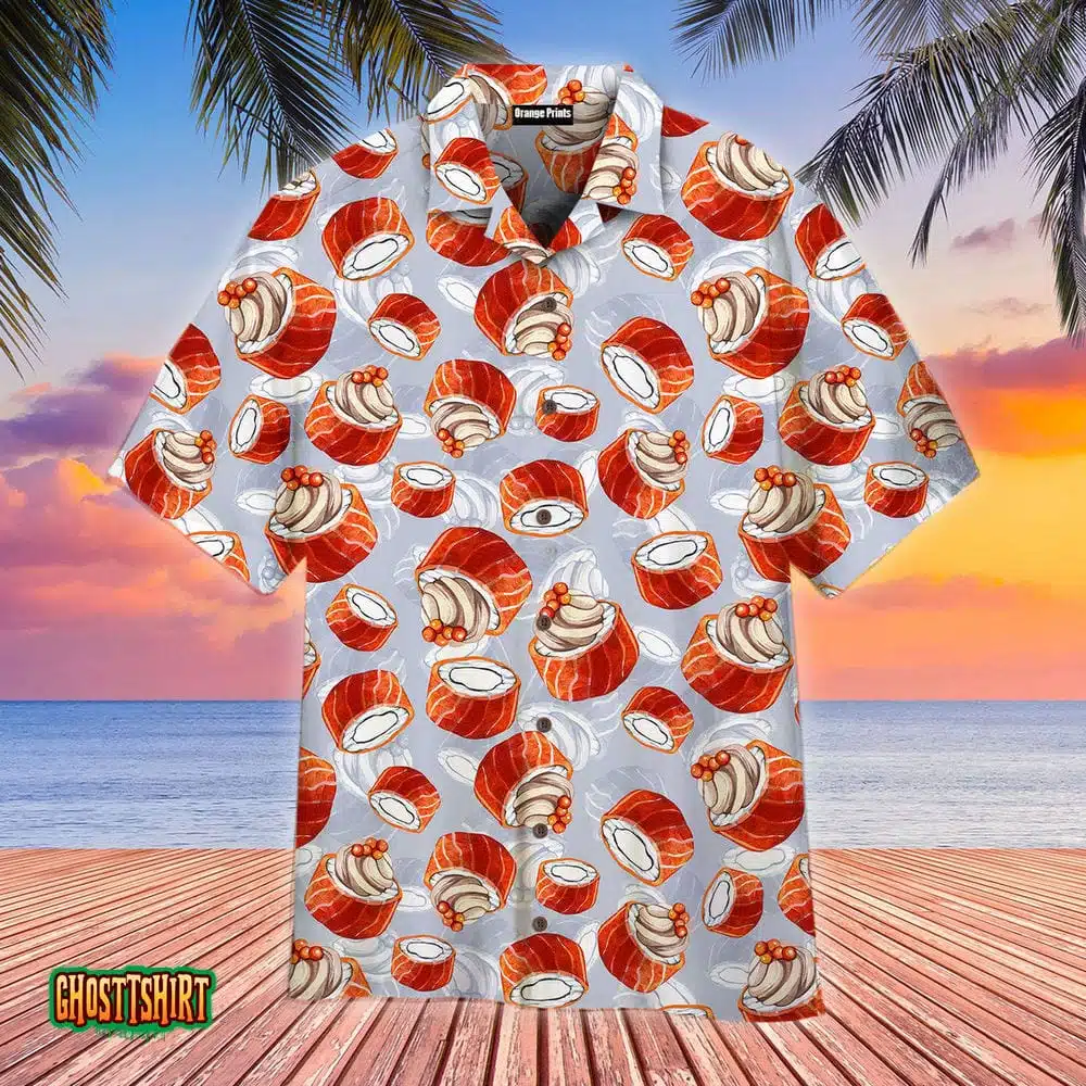 You Had Me At Sushi Cream Aloha Hawaiian Shirt