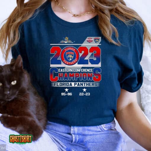 2023 Eastern Conference Champions Florida Panthers 95 96 22 23 Unisex T-Shirt