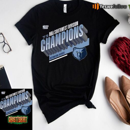 2023 Nba Southwest Division Playoffs Champions Memphis Grizzlies Unisex T-Shirt