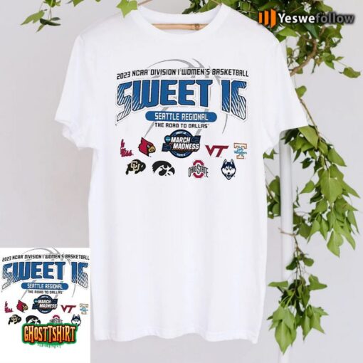 2023 Ncaa Di Womens Seattle Regional The Road To Dallas Unisex T-Shirt