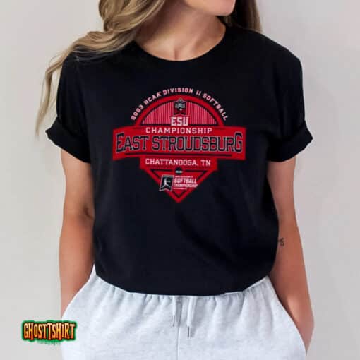 2023 Ncaa Division Ii Softball Championship East Stroudsburg Chattanooga Unisex T-Shirt