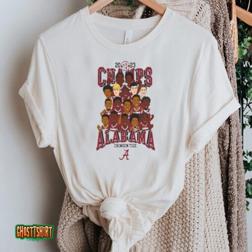 2023 Sec Champs Alabama Crimson Tide Unisex T-Shirt