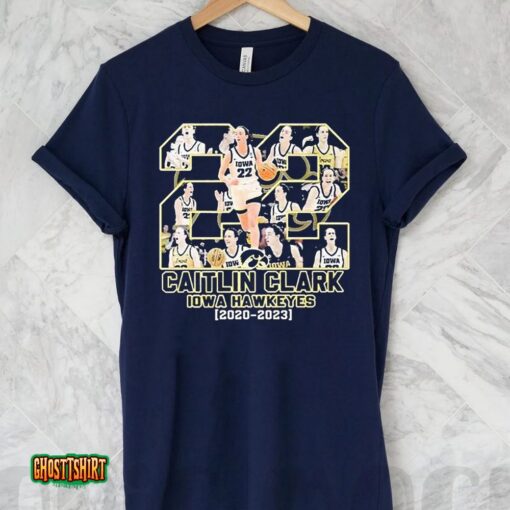 22 Caitlin Clark Iowa Hawykes 2020-2023 Thank You For The Memories Signatures Unisex T-Shirt