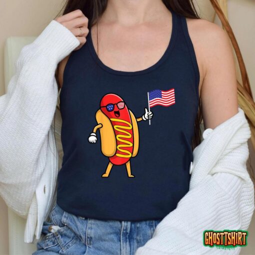 4th Of July Hot Dog Hotdog 4th Of July Shirts Boys Men Women T-Shirt