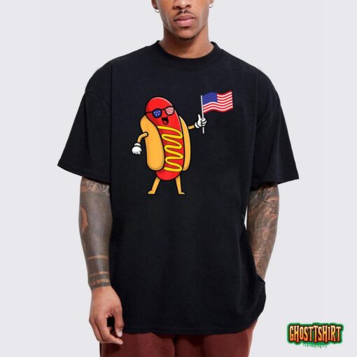 4th Of July Hot Dog Hotdog 4th Of July Shirts Boys Men Women T-Shirt