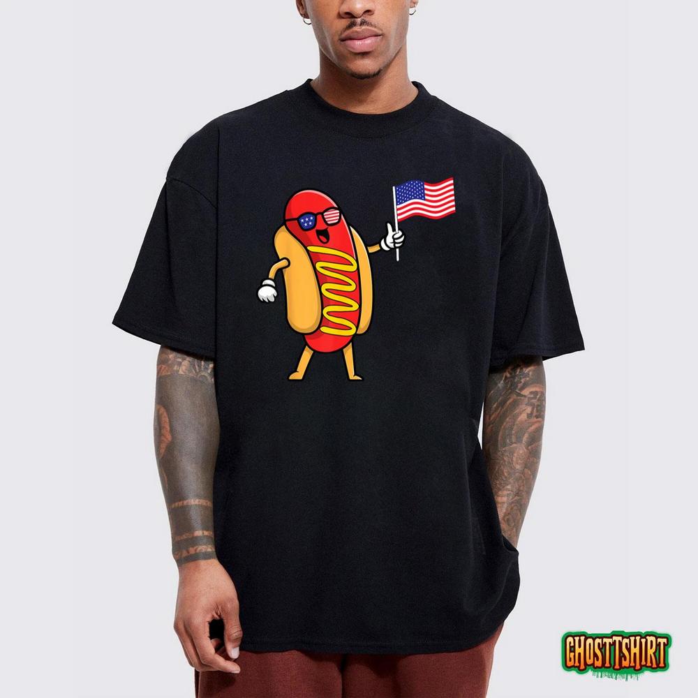 4th Of July Hot Dog Hotdog 4th Of July T-Shirt