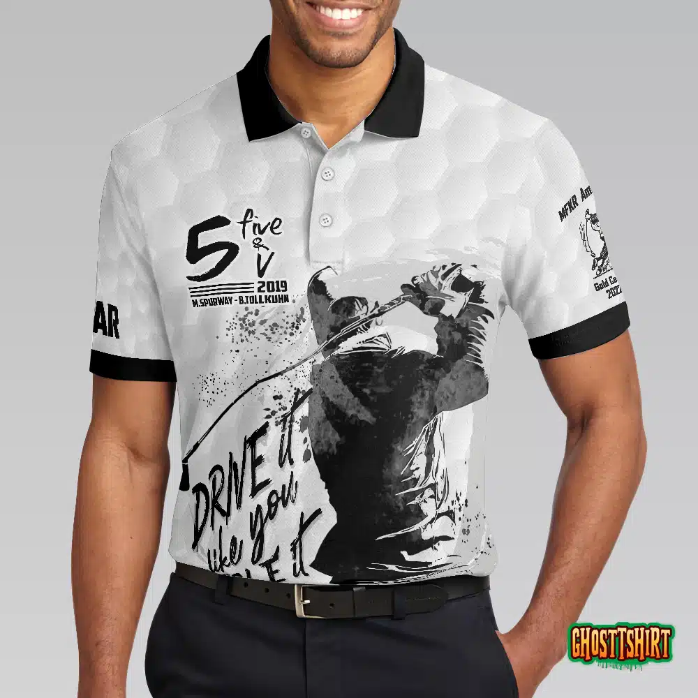 5 Five & V Drive It Like You Stole It Polo Shirt