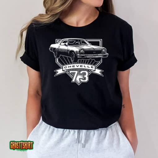 73′ Retro Car 1973 Chevelle Artwork Unisex T-Shirt