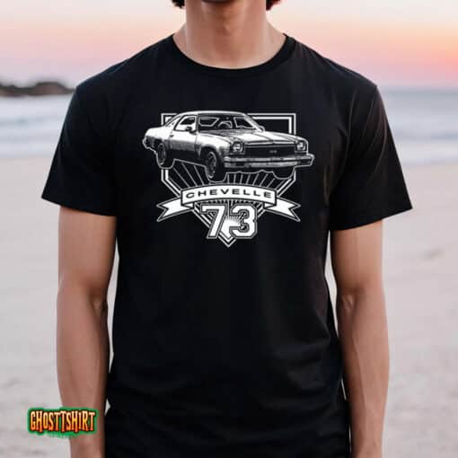 73′ Retro Car 1973 Chevelle Artwork Unisex T-Shirt