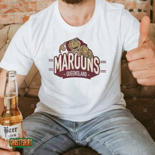90s Logo Rugby Queensland Maroons Unisex T-Shirt