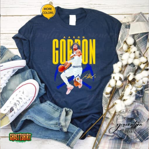 Aaron Gordon Denver Nuggets Basketball Signature Unisex T-Shirt