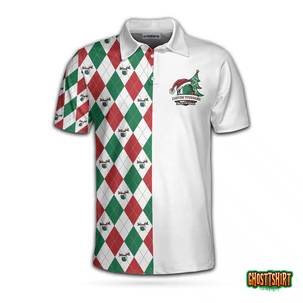 All I Want For Christmas Is A Hole In One Custom Polo Shirt