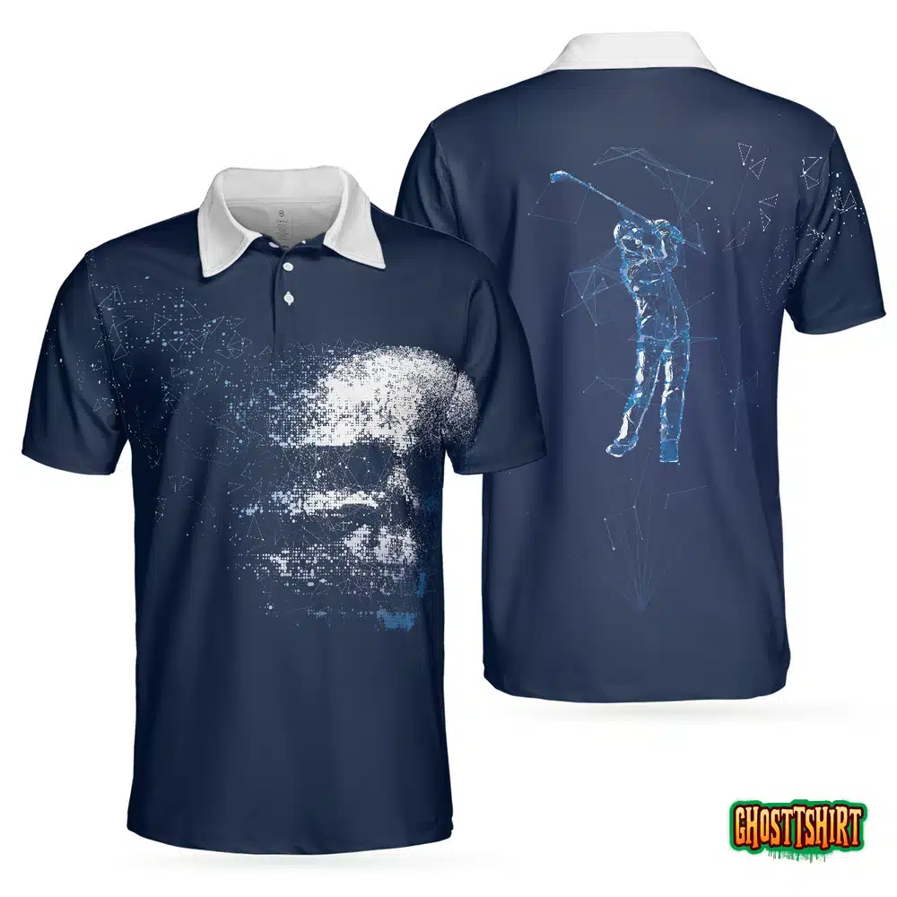 Artistic High Tech Skull Polo Shirt