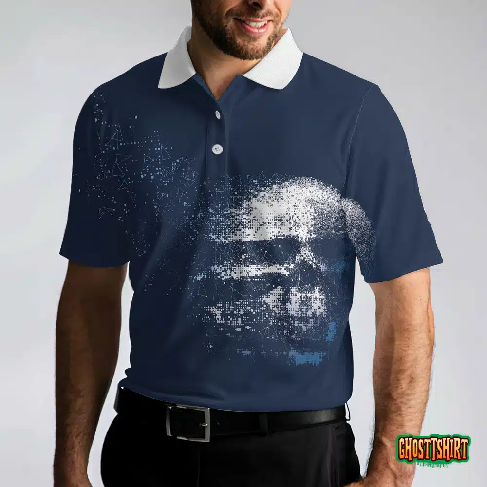 Artistic High Tech Skull Polo Shirt