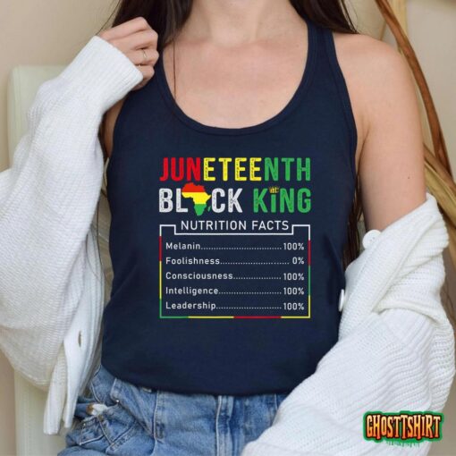 Awesome Juneteenth Black King Melanin Fathers Day Men Boys T-Shirt