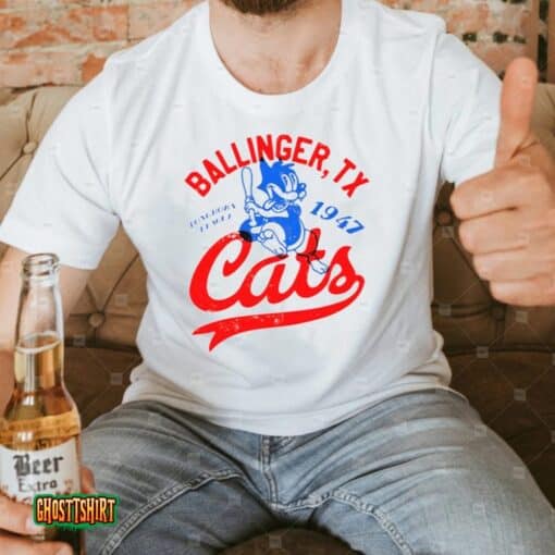 Ballinger Cats Baseball Est 1947 Unisex T-Shirt