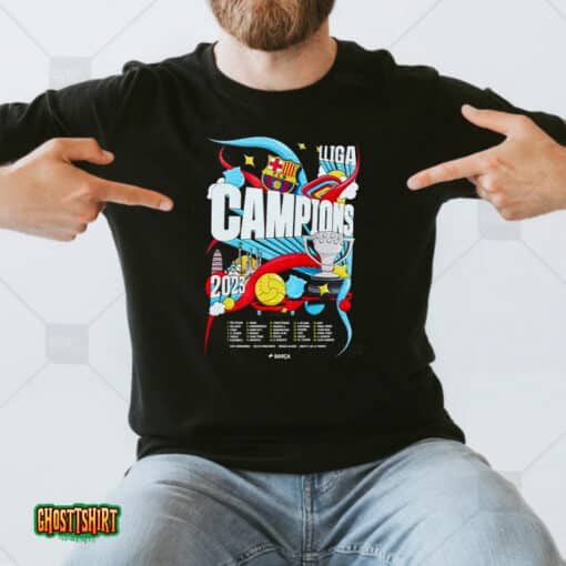 Barcelona Fc Liga Champions 2023 Unisex T-Shirt