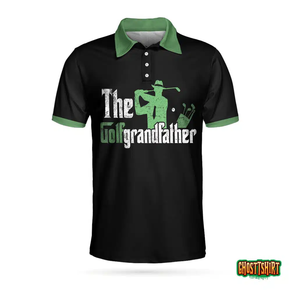 Best Grandpa By Par Short Sleeve Golf Polo Shirt