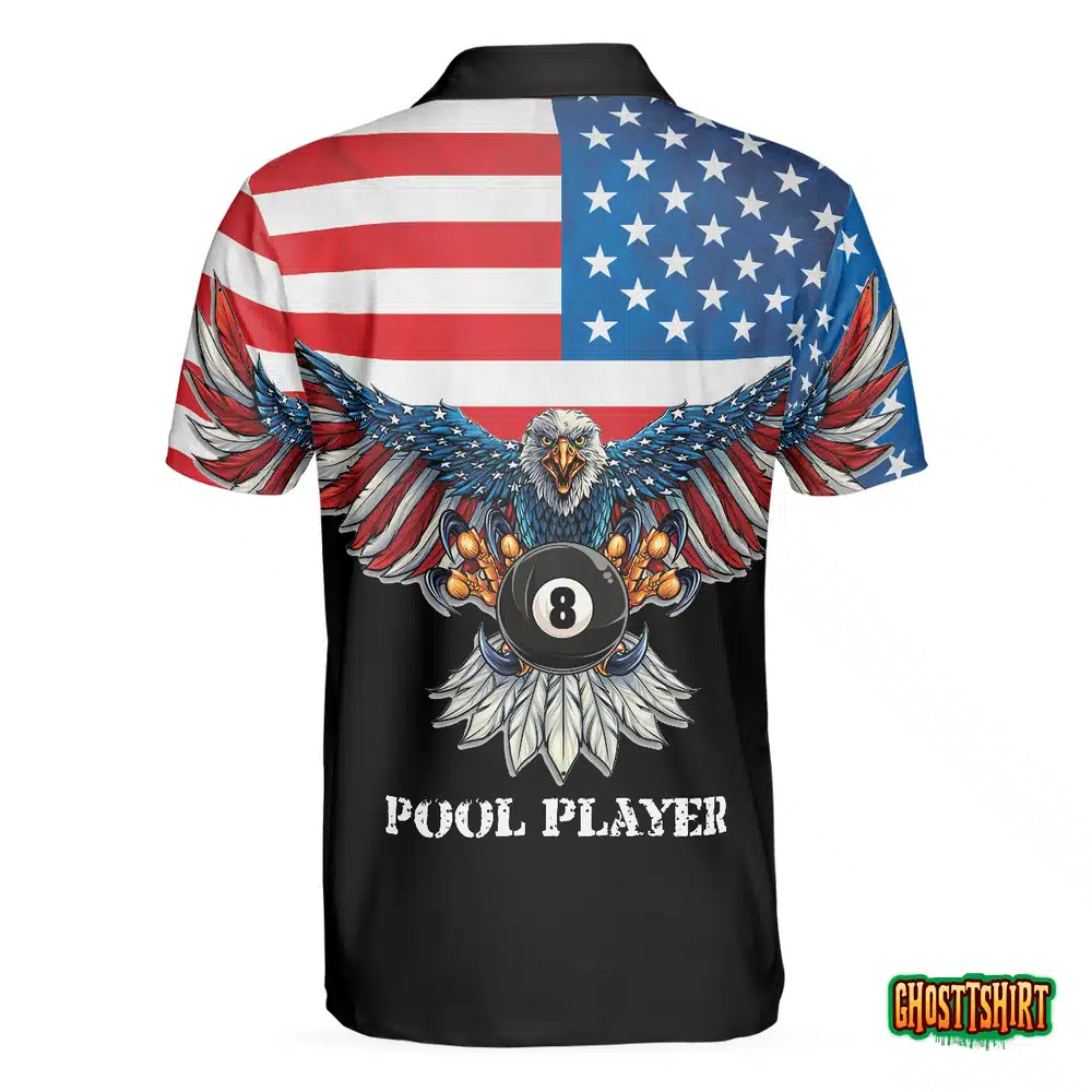 Billiards American Eagle Polo Shirt
