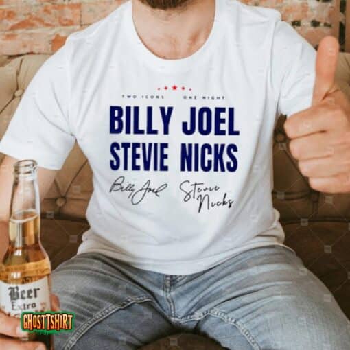 Billy Joel Stevie Nick Tour Signature Unisex T-Shirt
