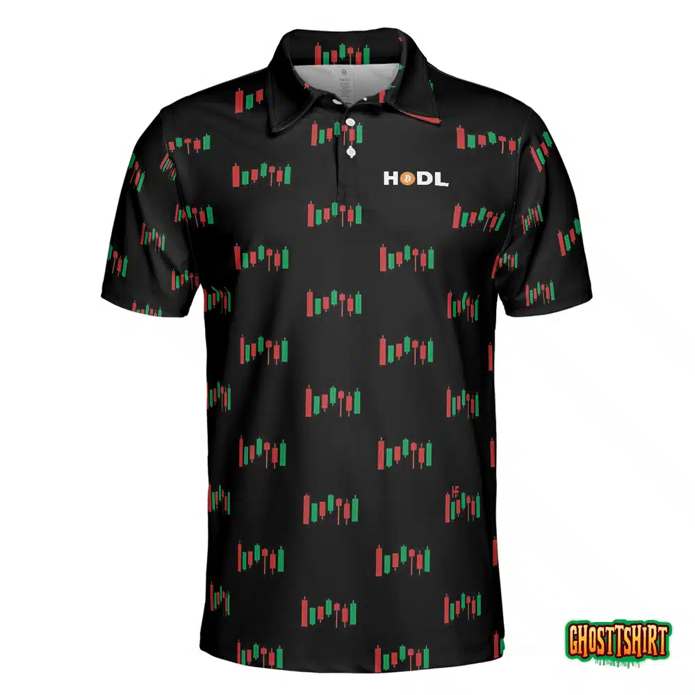Bitcoin Trader Investment Polo Shirt