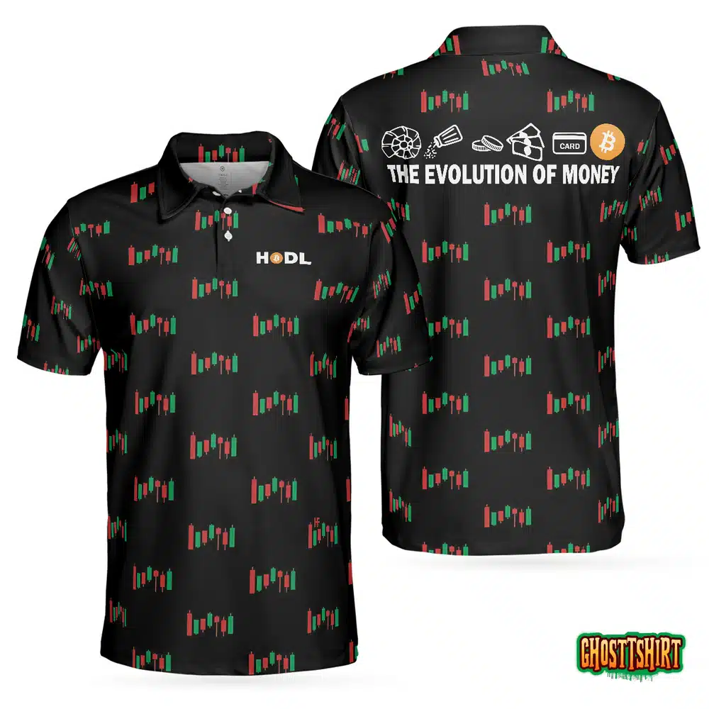 Bitcoin Trader Investment Polo Shirt