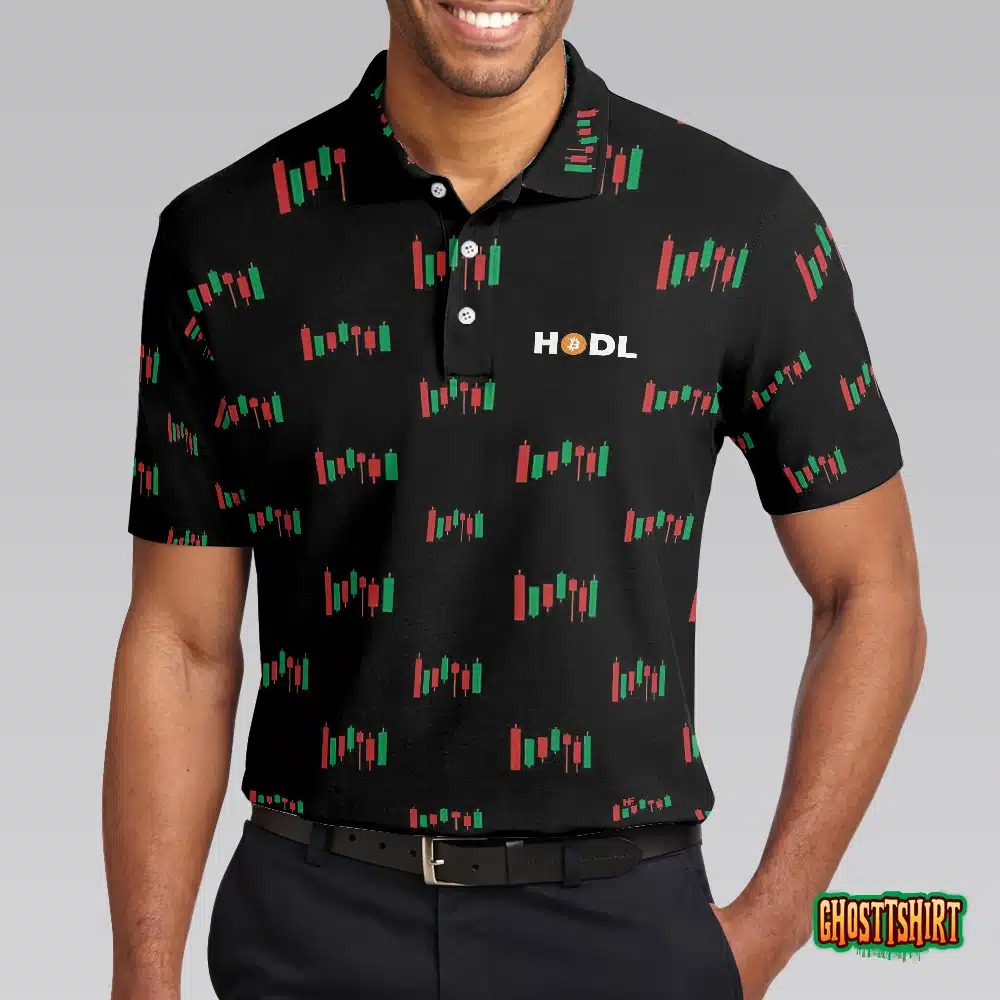 Bitcoin Trader Investment Polo Shirt