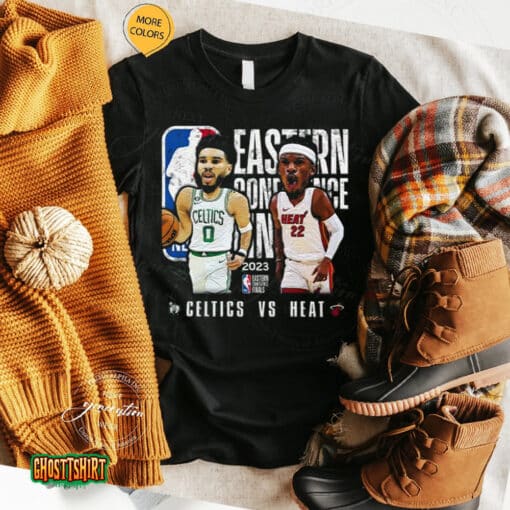 Boston Celtics Vs Miami Heat 2023 Eastern Conference Finals Player Dueling Unisex T-Shirt