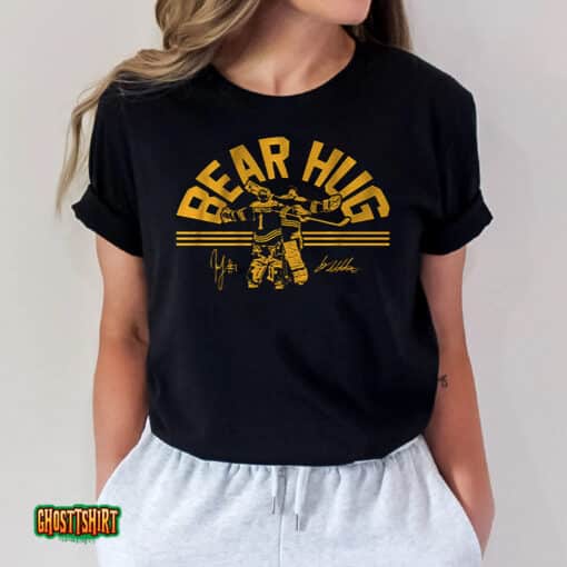 Boston Goalie Hug Unisex T-Shirt