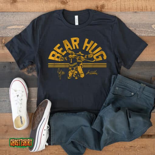 Boston Goalie Hug Unisex T-Shirt