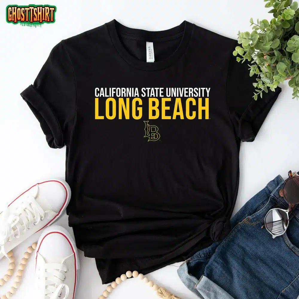 Cal State Long Beach Csulb Stacked T-Shirt