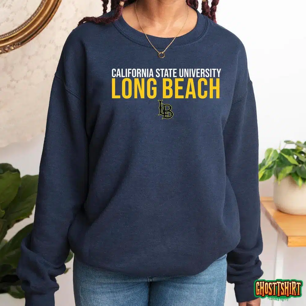 Cal State Long Beach Csulb Stacked T-Shirt