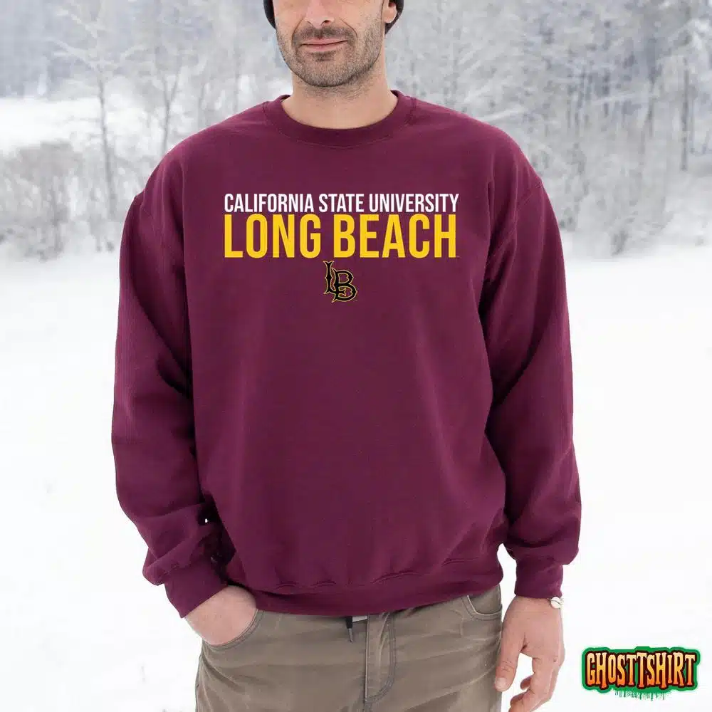 Cal State Long Beach Csulb Stacked T-Shirt