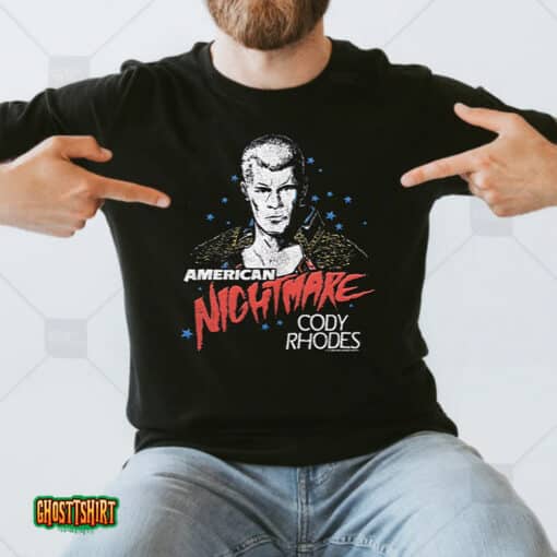 Charcoal Cody Rhodes American Nightmare Tri-Blend Unisex T-Shirt