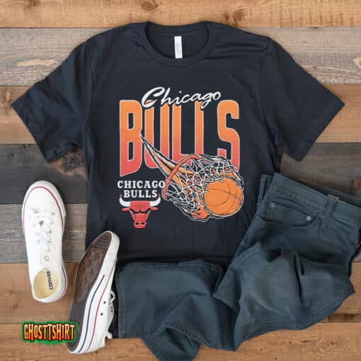 Chicago Bulls On Fire Unisex T-Shirt