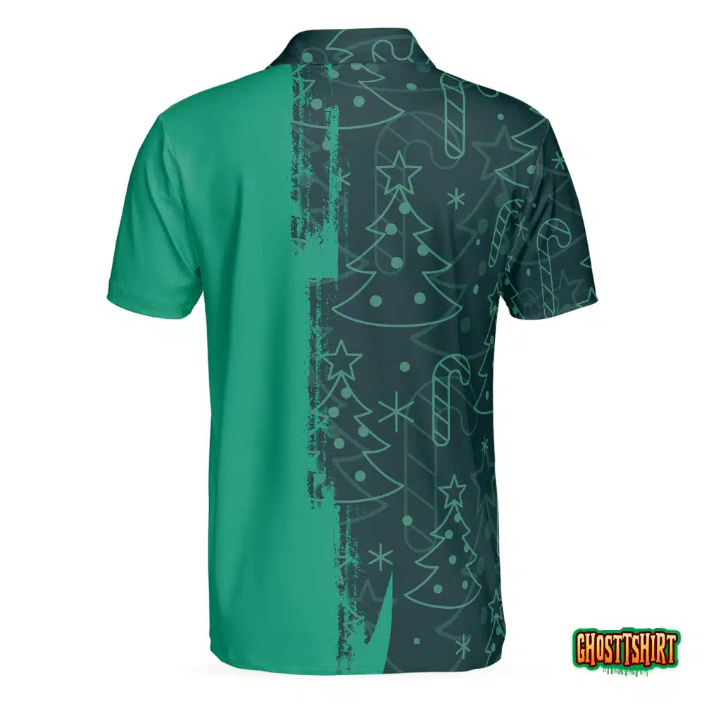 Christmas Bowling Decoration Light Mens Polo Shirt