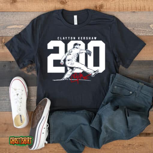 Clayton Kershaw 200 Signature Unisex T-Shirt