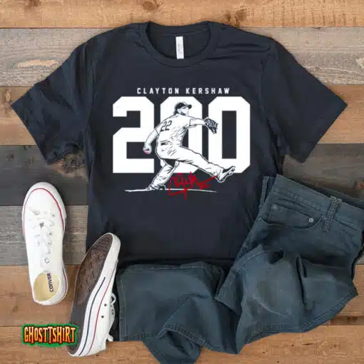 Clayton Kershaw 200 Signature Unisex T-Shirt