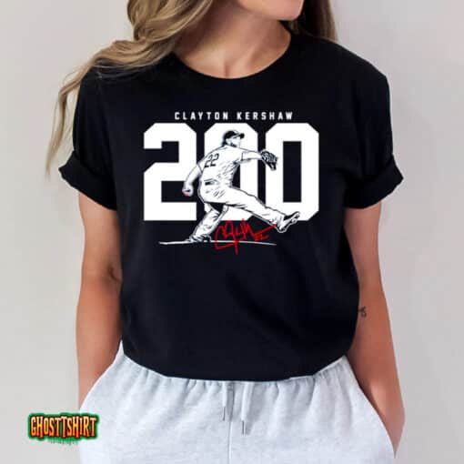 Clayton Kershaw 200 Signature Unisex T-Shirt