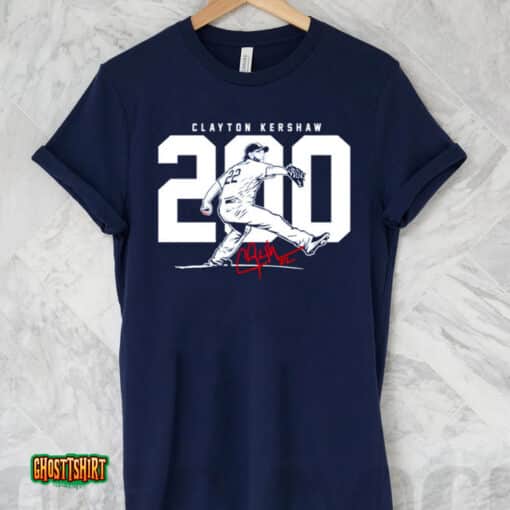 Clayton Kershaw 200 Signature Unisex T-Shirt