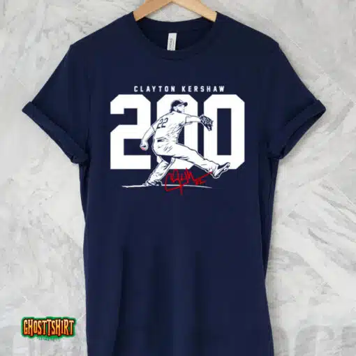 Clayton Kershaw 200 Signature Unisex T-Shirt